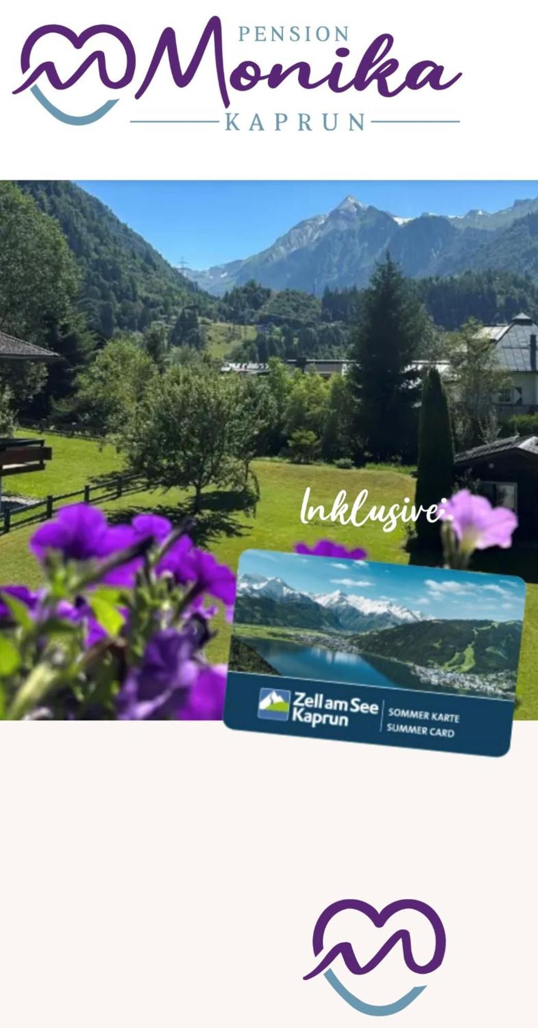 Pension Monika, Your B&B Including Summercard Kaprun Exterior foto