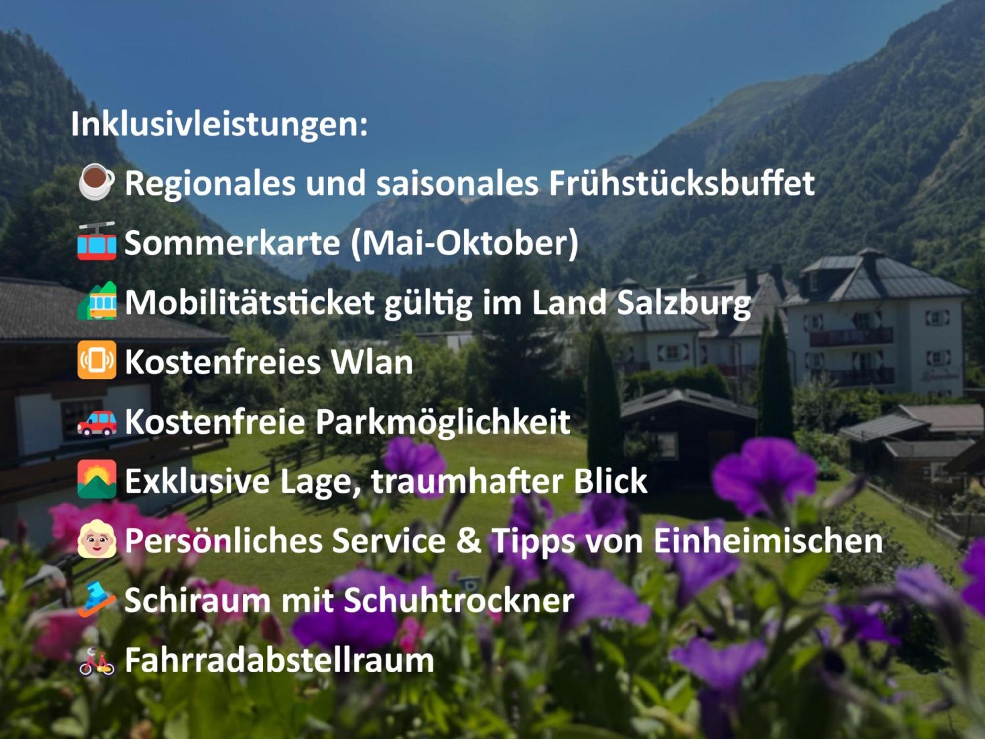 Pension Monika, Your B&B Including Summercard Kaprun Exterior foto